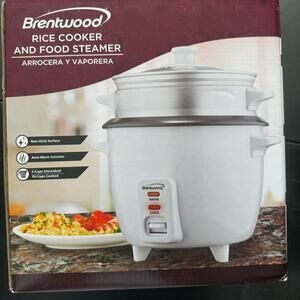 NWT Brentwood Rice Cooker and Food Steamer